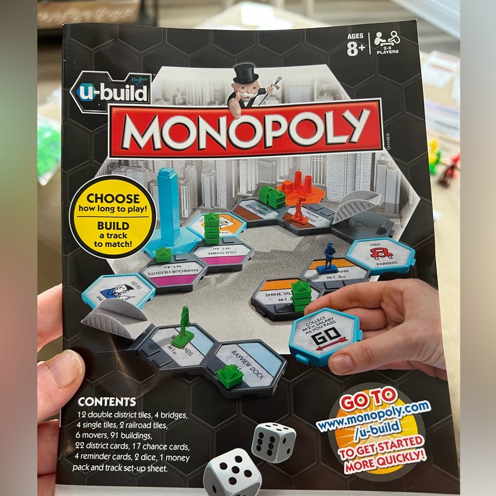 Monopoly U-Build Board Game by Hasbro